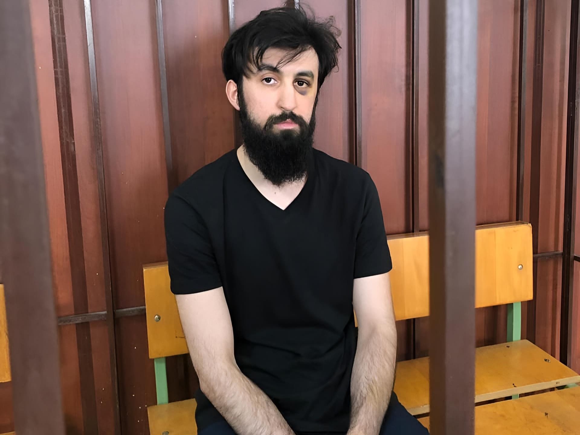 Kemal Tambiev with signs of beating at his first court hearing